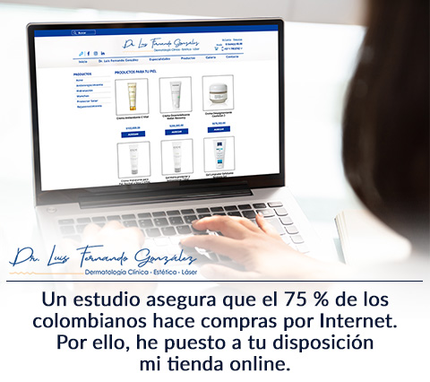 Venta de Productos Dermatológicos Online Para tu Comodidad Gracias al Dr. Luis F. González.