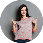 Mantén siempre una energía positiva frente a la vida Mujer Feliz Piel