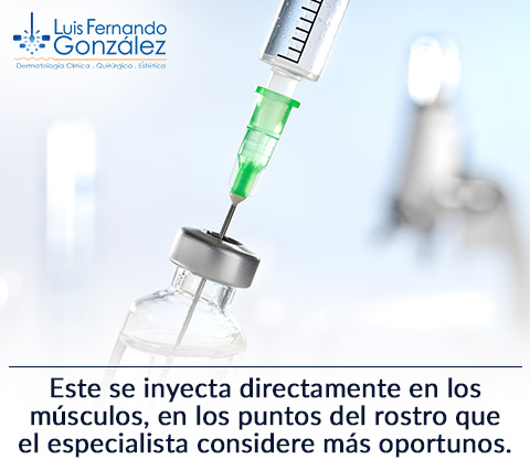 Las microinyecciones contienen cantidades diminutas de bótox Inyección de Botox